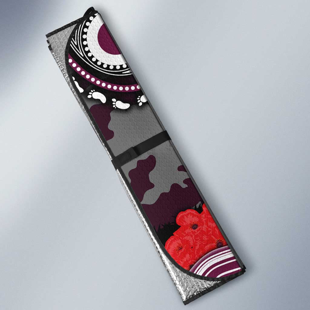 ANZAC Day Manly Warringah Sea Eagles Auto Sun Shade Military Memorial Aboriginal Indigenous Art