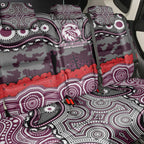 ANZAC Day Manly Warringah Sea Eagles Back Car Seat Cover Military Memorial Aboriginal Indigenous Art