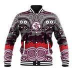 ANZAC Day Manly Warringah Sea Eagles Baseball Jacket Military Memorial Aboriginal Indigenous Art