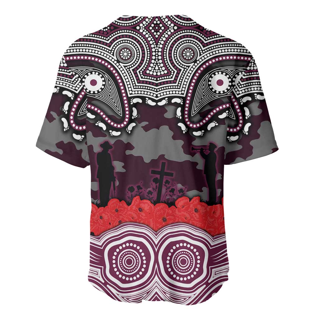 ANZAC Day Manly Warringah Sea Eagles Baseball Jersey Military Memorial Aboriginal Indigenous Art