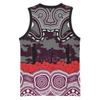 ANZAC Day Manly Warringah Sea Eagles Basketball Jersey Military Memorial Aboriginal Indigenous Art