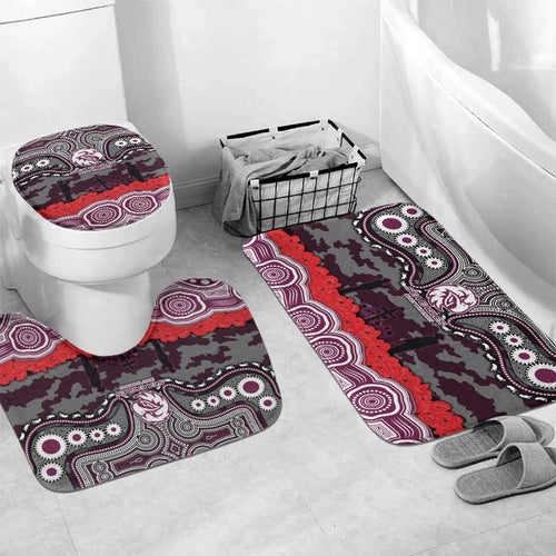 ANZAC Day Manly Warringah Sea Eagles Bathroom Set Military Memorial Aboriginal Indigenous Art