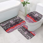 ANZAC Day Manly Warringah Sea Eagles Bathroom Set Military Memorial Aboriginal Indigenous Art