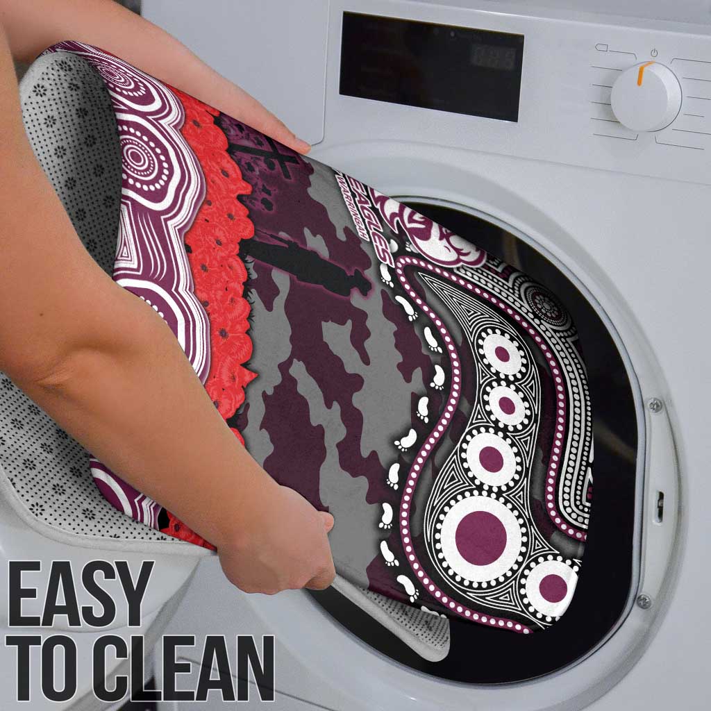 ANZAC Day Manly Warringah Sea Eagles Bathroom Set Military Memorial Aboriginal Indigenous Art