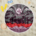 ANZAC Day Manly Warringah Sea Eagles Beach Blanket Military Memorial Aboriginal Indigenous Art
