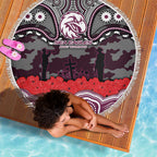ANZAC Day Manly Warringah Sea Eagles Beach Blanket Military Memorial Aboriginal Indigenous Art