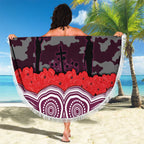 ANZAC Day Manly Warringah Sea Eagles Beach Blanket Military Memorial Aboriginal Indigenous Art