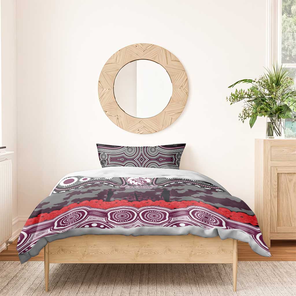 ANZAC Day Manly Warringah Sea Eagles Bedding Set Military Memorial Aboriginal Indigenous Art
