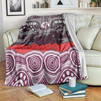 ANZAC Day Manly Warringah Sea Eagles Blanket Military Memorial Aboriginal Indigenous Art