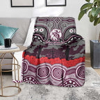 ANZAC Day Manly Warringah Sea Eagles Blanket Military Memorial Aboriginal Indigenous Art