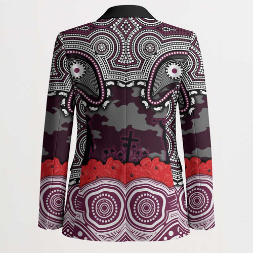 ANZAC Day Manly Warringah Sea Eagles Blazer Military Memorial Aboriginal Indigenous Art