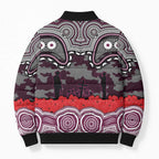 ANZAC Day Manly Warringah Sea Eagles Bomber Puffer Jacket Military Memorial Aboriginal Indigenous Art