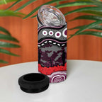 ANZAC Day Manly Warringah Sea Eagles 4 in 1 Can Cooler Tumbler Military Memorial Aboriginal Indigenous Art