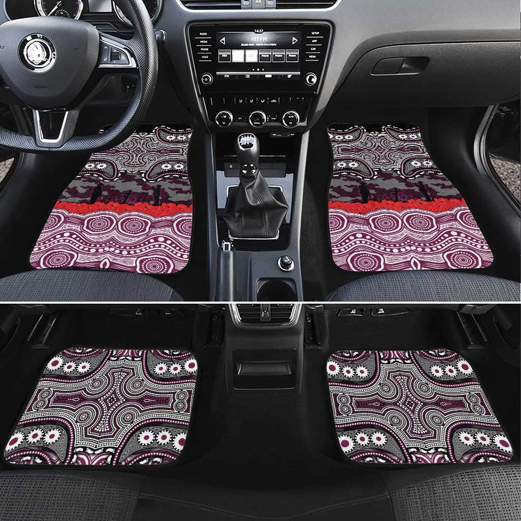 ANZAC Day Manly Warringah Sea Eagles Car Mats Military Memorial Aboriginal Indigenous Art