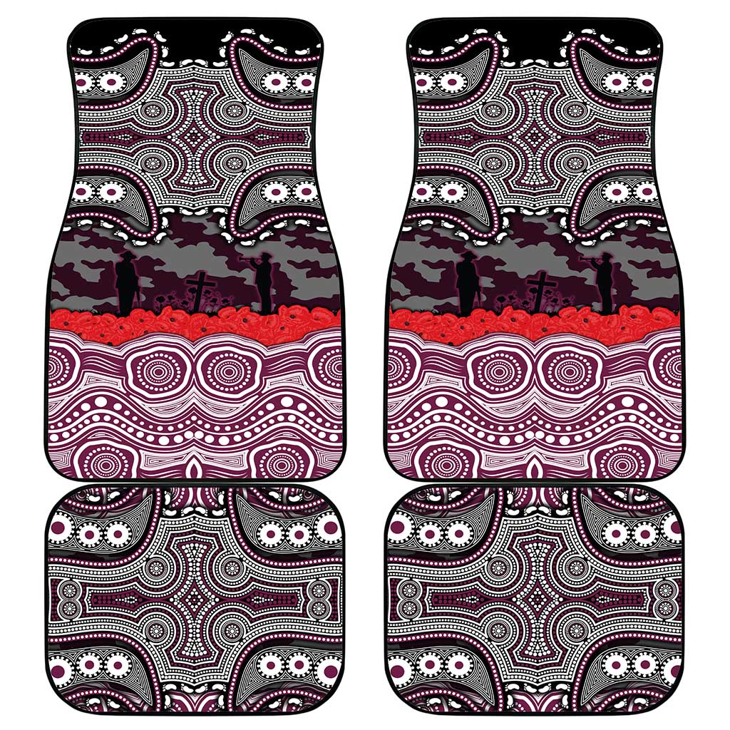ANZAC Day Manly Warringah Sea Eagles Car Mats Military Memorial Aboriginal Indigenous Art