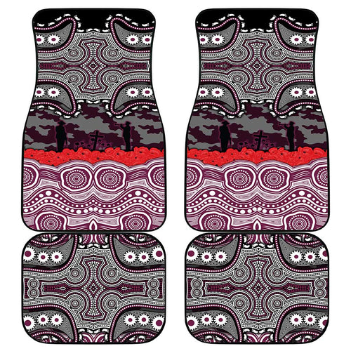 ANZAC Day Manly Warringah Sea Eagles Car Mats Military Memorial Aboriginal Indigenous Art