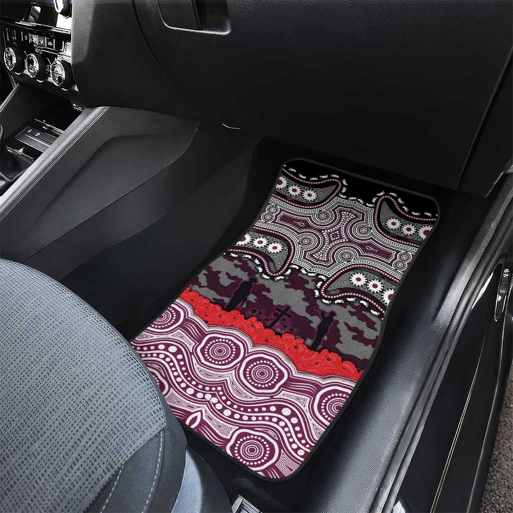 ANZAC Day Manly Warringah Sea Eagles Car Mats Military Memorial Aboriginal Indigenous Art