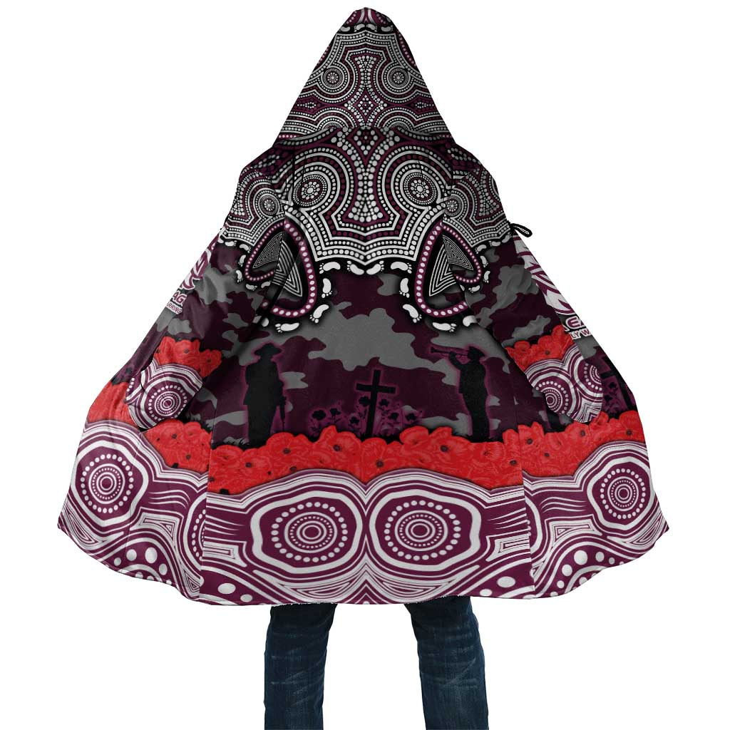 ANZAC Day Manly Warringah Sea Eagles Cloak Military Memorial Aboriginal Indigenous Art