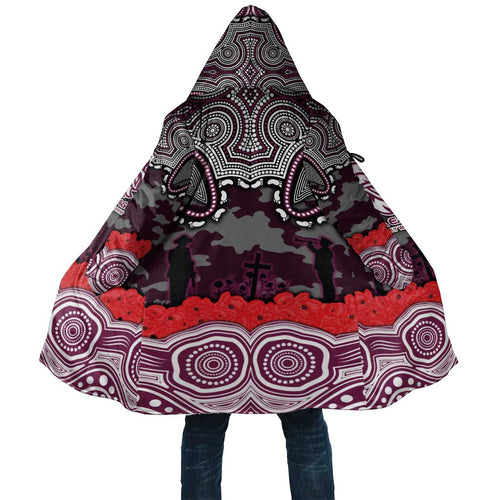 ANZAC Day Manly Warringah Sea Eagles Cloak Military Memorial Aboriginal Indigenous Art