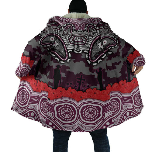 ANZAC Day Manly Warringah Sea Eagles Cloak Military Memorial Aboriginal Indigenous Art