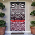 ANZAC Day Manly Warringah Sea Eagles Door Cover Military Memorial Aboriginal Indigenous Art