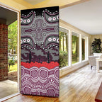 ANZAC Day Manly Warringah Sea Eagles Door Cover Military Memorial Aboriginal Indigenous Art