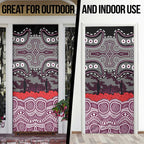 ANZAC Day Manly Warringah Sea Eagles Door Cover Military Memorial Aboriginal Indigenous Art