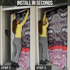 ANZAC Day Manly Warringah Sea Eagles Door Cover Military Memorial Aboriginal Indigenous Art