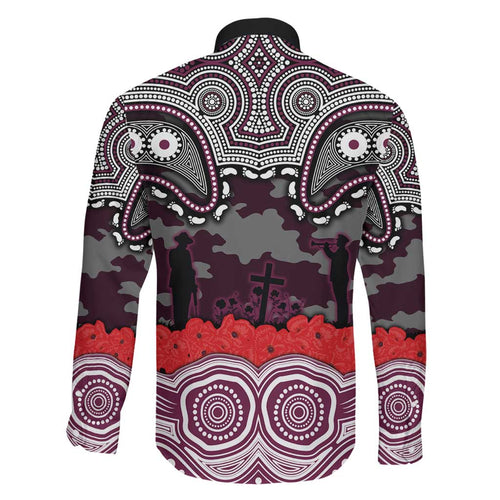 ANZAC Day Manly Warringah Sea Eagles Family Matching Mermaid Dress and Hawaiian Shirt Military Memorial Aboriginal Indigenous Art