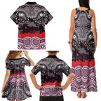 ANZAC Day Manly Warringah Sea Eagles Family Matching Tank Maxi Dress and Hawaiian Shirt Military Memorial Aboriginal Indigenous Art