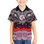 ANZAC Day Manly Warringah Sea Eagles Hawaiian Shirt Military Memorial Aboriginal Indigenous Art