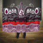 ANZAC Day Manly Warringah Sea Eagles Hooded Blanket Military Memorial Aboriginal Indigenous Art