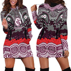 ANZAC Day Manly Warringah Sea Eagles Hoodie Dress Military Memorial Aboriginal Indigenous Art