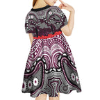 ANZAC Day Manly Warringah Sea Eagles Kid Short Sleeve Dress Military Memorial Aboriginal Indigenous Art