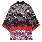 ANZAC Day Manly Warringah Sea Eagles Kimono Military Memorial Aboriginal Indigenous Art