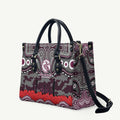 ANZAC Day Manly Warringah Sea Eagles Leather Bag Military Memorial Aboriginal Indigenous Art
