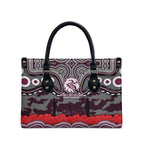 ANZAC Day Manly Warringah Sea Eagles Leather Bag Military Memorial Aboriginal Indigenous Art