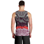 ANZAC Day Manly Warringah Sea Eagles Men Tank Top Military Memorial Aboriginal Indigenous Art