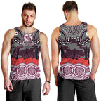ANZAC Day Manly Warringah Sea Eagles Men Tank Top Military Memorial Aboriginal Indigenous Art