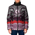 ANZAC Day Manly Warringah Sea Eagles Padded Jacket Military Memorial Aboriginal Indigenous Art
