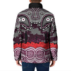 ANZAC Day Manly Warringah Sea Eagles Padded Jacket Military Memorial Aboriginal Indigenous Art