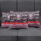 ANZAC Day Manly Warringah Sea Eagles Pillow Cover Military Memorial Aboriginal Indigenous Art
