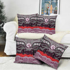 ANZAC Day Manly Warringah Sea Eagles Pillow Cover Military Memorial Aboriginal Indigenous Art