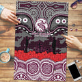 ANZAC Day Manly Warringah Sea Eagles Puzzle Military Memorial Aboriginal Indigenous Art