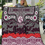 ANZAC Day Manly Warringah Sea Eagles Quilt Military Memorial Aboriginal Indigenous Art