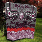 ANZAC Day Manly Warringah Sea Eagles Quilt Military Memorial Aboriginal Indigenous Art
