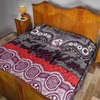 ANZAC Day Manly Warringah Sea Eagles Quilt Military Memorial Aboriginal Indigenous Art