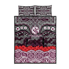 ANZAC Day Manly Warringah Sea Eagles Quilt Bed Set Military Memorial Aboriginal Indigenous Art