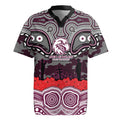 ANZAC Day Manly Warringah Sea Eagles Rugby Jersey Military Memorial Aboriginal Indigenous Art