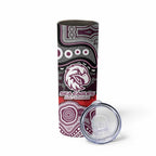 ANZAC Day Manly Warringah Sea Eagles Skinny Tumbler Military Memorial Aboriginal Indigenous Art